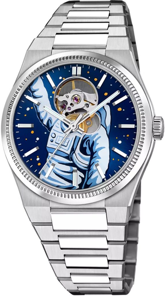Zegarek męski Festina Swiss Made Astronaut na stalowej bransolecie