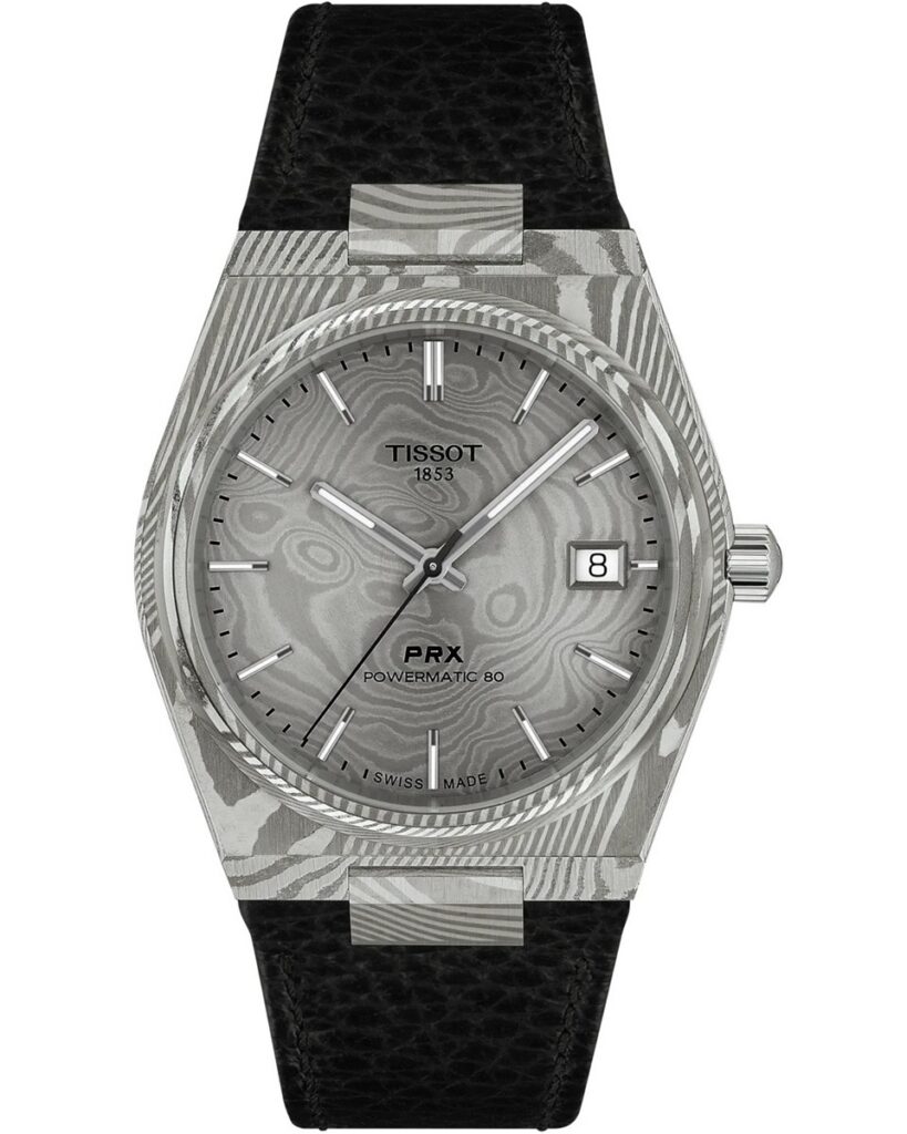 Tissot PRX Powermatic 80 stal damasceńska