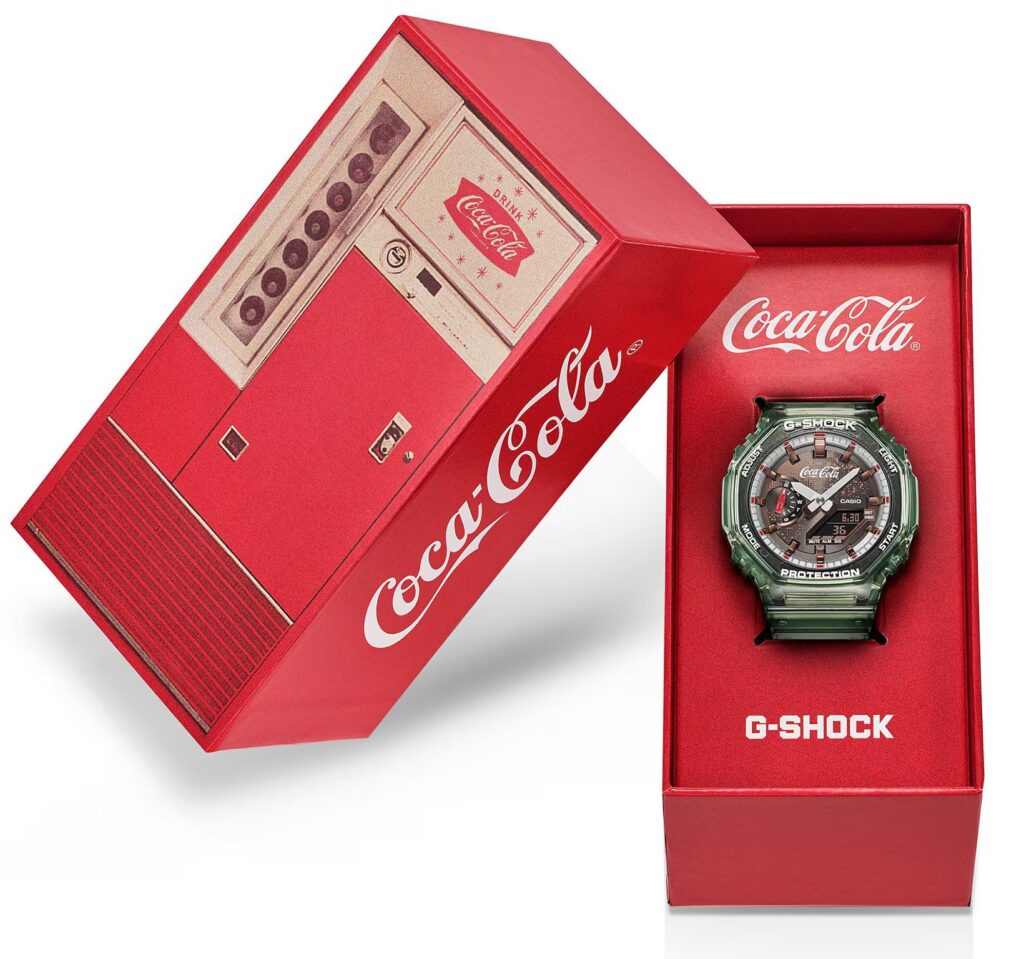 Kolekcjonerskie pudełko jubileuszowe G-Shock x Coca-Cola na 140 lat marki
